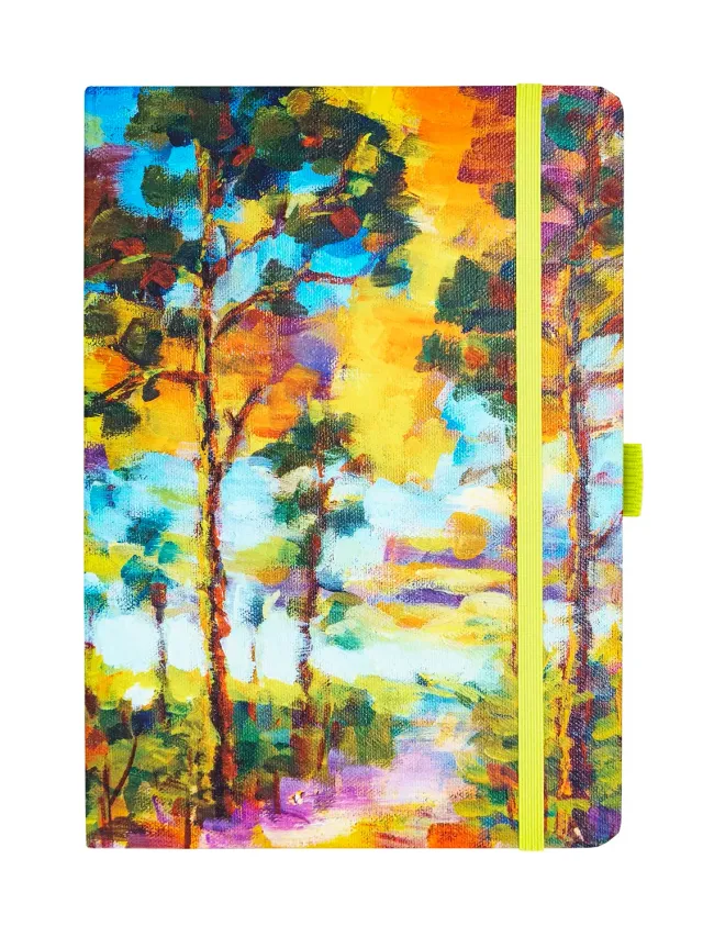 TSI K3T 63145 Notizbuch A5 Hardcover Punkteraster Oil on Canvas