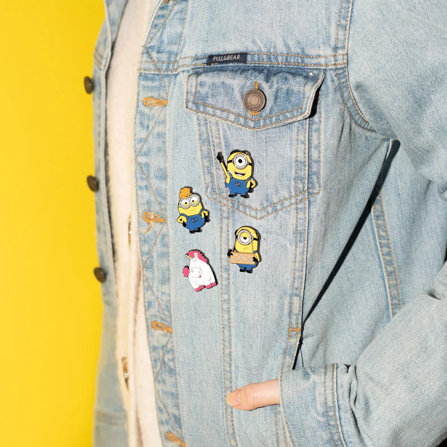 Erik Minions Anstecker-Set 4er Emaille-Pins