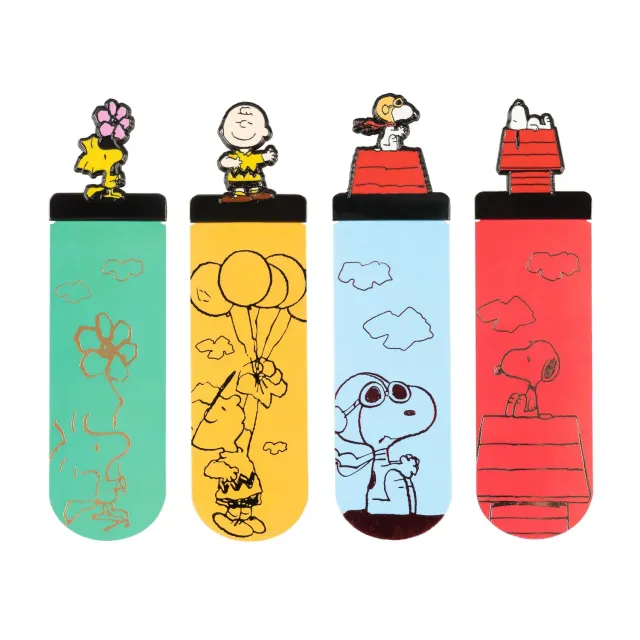 Erik Snoopy Lesezeichen Set 4 Stück Peanuts