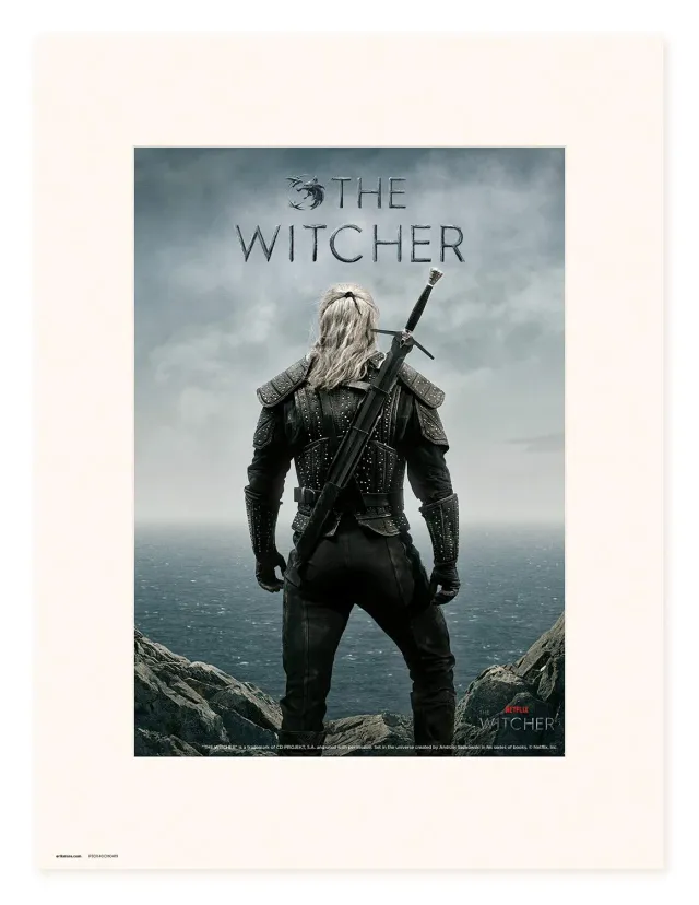 Erik The Witcher Geralt von Riva Kunstdruck 30x40 Glanz