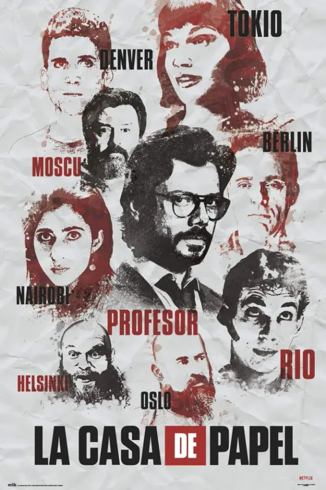Erik Haus aus Papier Poster 61x91,5cm Glanzdruck