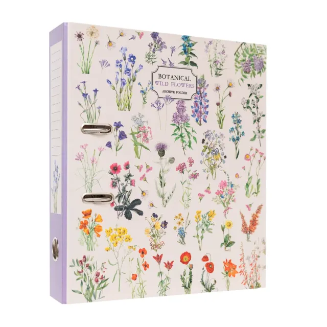 Erik Wild Flowers Ordner A4 Breit Hebelmechanik